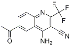 6-Acetyl-4-amino-2-(trifluoromethyl)quinoline-3-carbonitrile